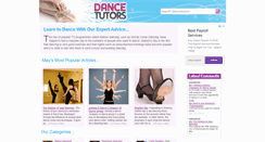 Desktop Screenshot of dancetutors.co.uk